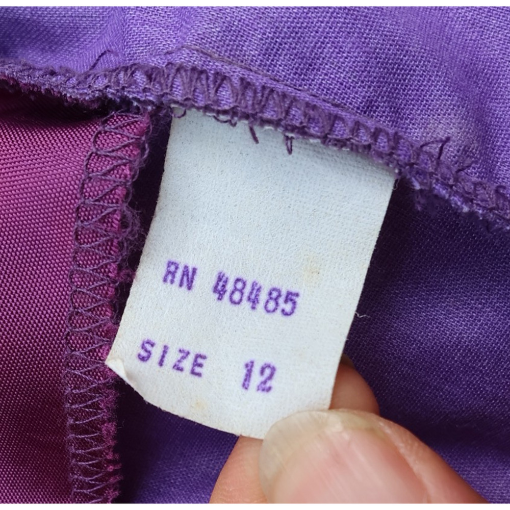 VTG Christel Velvet Blazer Women’s Sz 12 Burgundy Notch Lapel Single Breasted - Picture 3 of 13